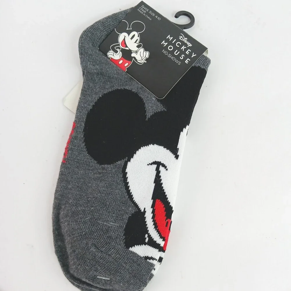 Mickey Mouse Socks. No show. Disney and Friends low cut socks. Disney fan gift.